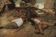 Pieter Bruegel Imagined paradise Germany oil painting artist